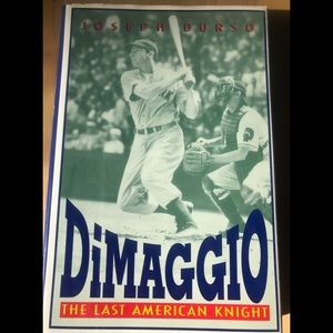 Joe DiMaggio hard back book